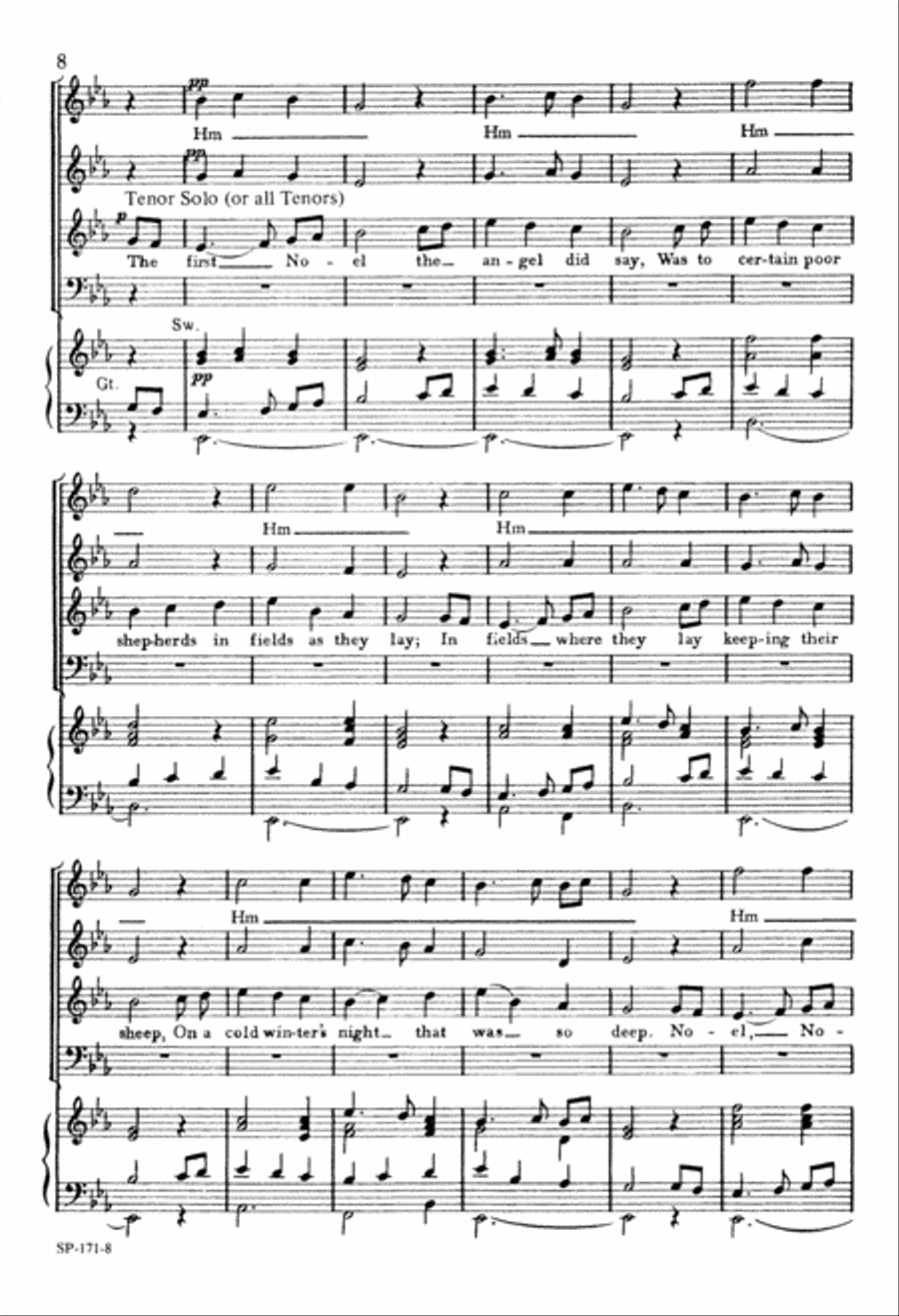 The Joy of Christmas (Digital Download) 4-Part scores gallery preview page 8