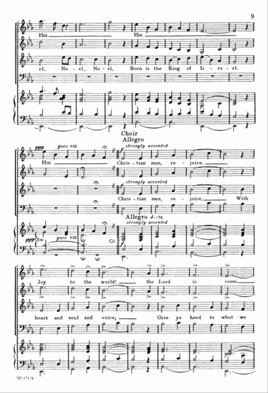 The Joy of Christmas (Digital Download) 4-Part scores gallery preview page 9