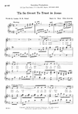 'Tis so Sweet to Trust in Jesus (Digital Download)