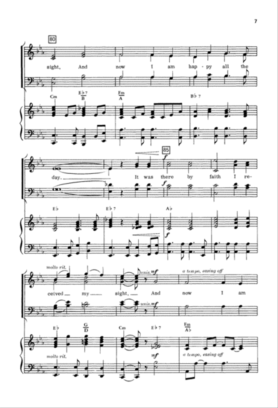At the Cross (Digital Download) 4-Part scores gallery preview page 7