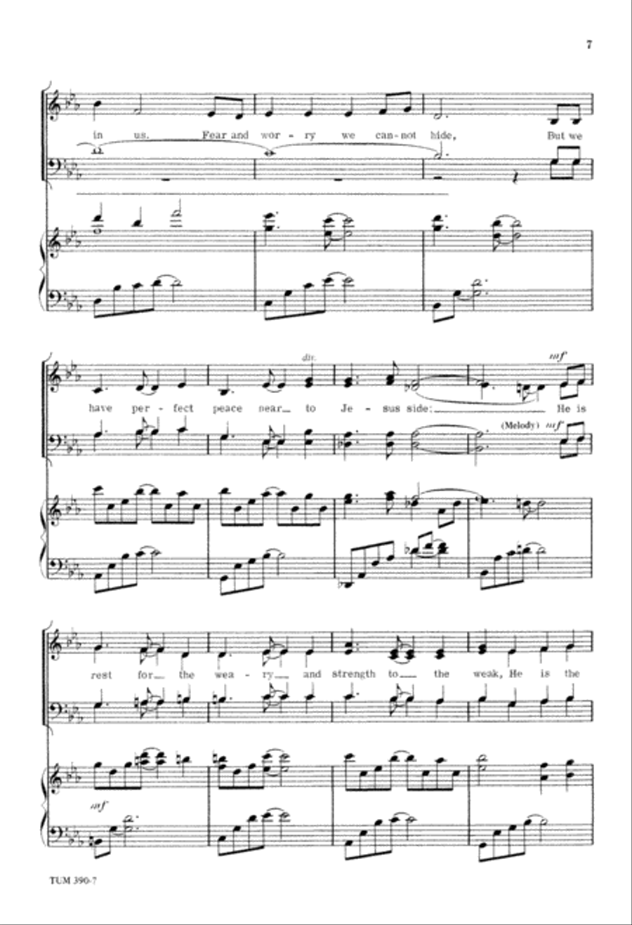 I'll Go and Tell the World (Digital Download) 4-Part scores gallery preview page 7