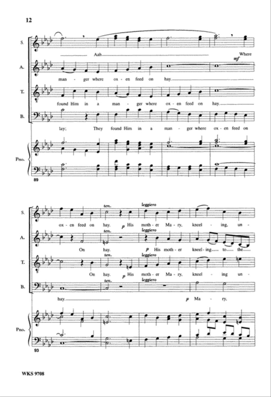 God Rest Ye Merry, Gentlemen (Digital Download) 4-Part scores gallery preview page 12