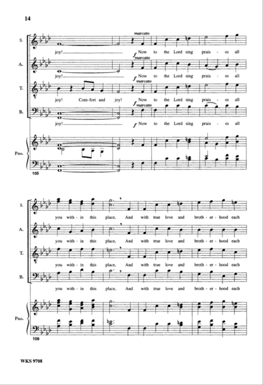 God Rest Ye Merry, Gentlemen (Digital Download) 4-Part scores gallery preview page 14
