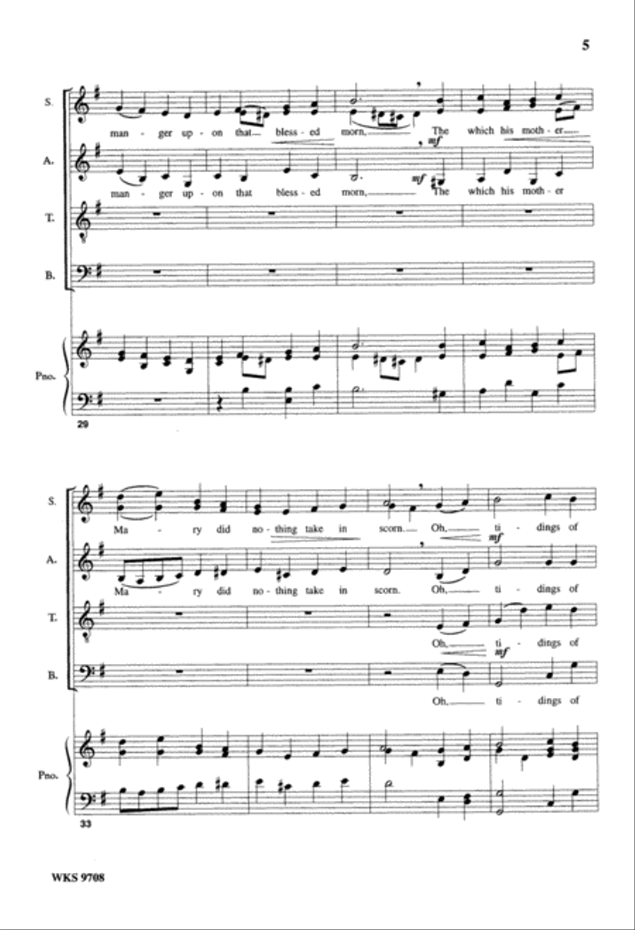God Rest Ye Merry, Gentlemen (Digital Download) 4-Part scores gallery preview page 5