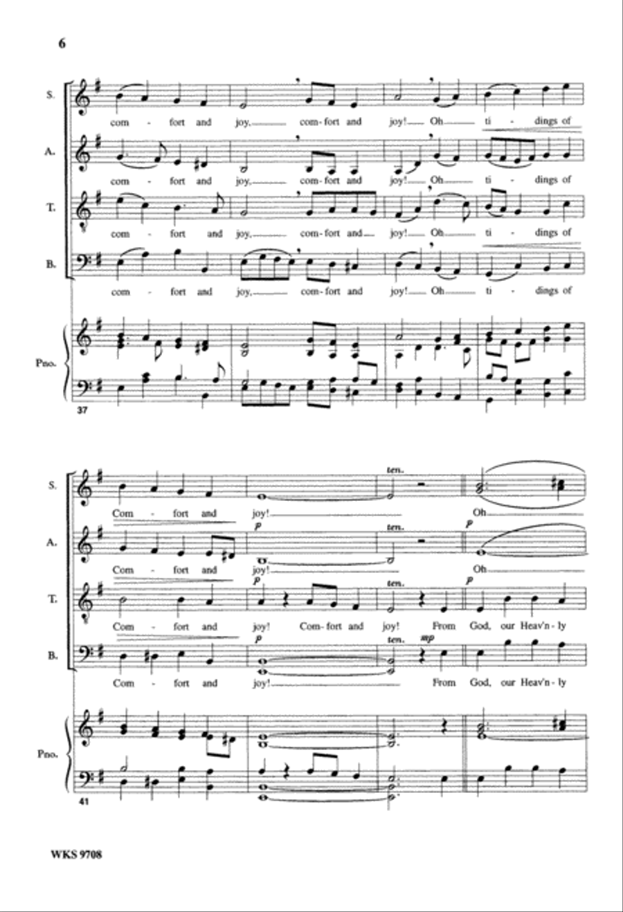 God Rest Ye Merry, Gentlemen (Digital Download) 4-Part scores gallery preview page 6