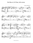 Best Recital: Für Elise in 3/4 Time, Full Version