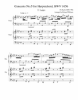 Largo from Harpsichord Concerto No.5