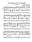Menuetto from Divertimento No.17