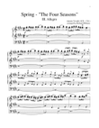 Allegro III from Spring of The Four Seasons