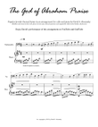 The God of Abraham Praise (arr. for cello and piano)