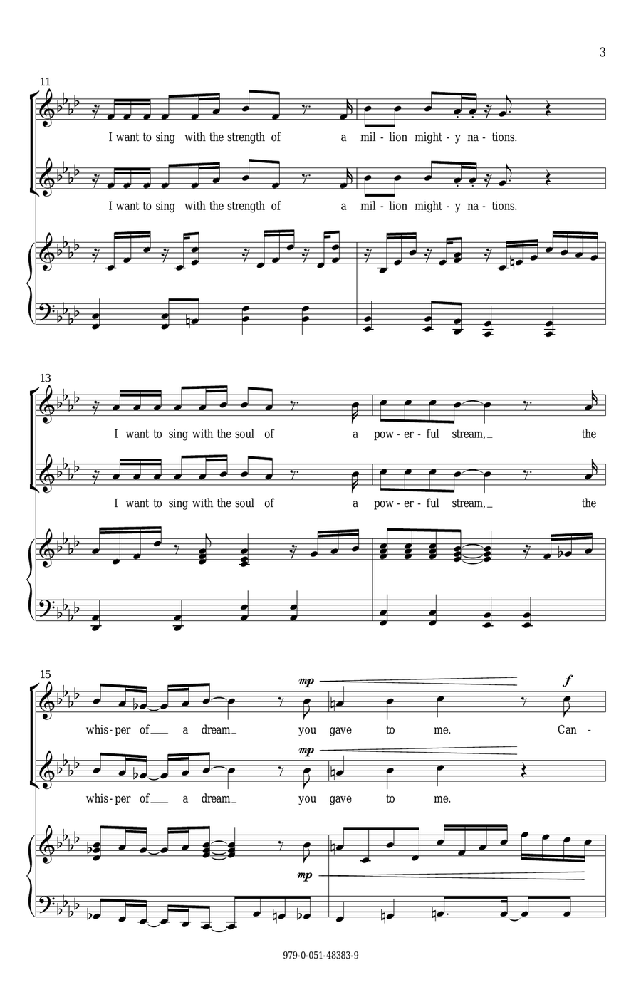 Cantamos Cantamos 2-Part scores gallery preview page 3