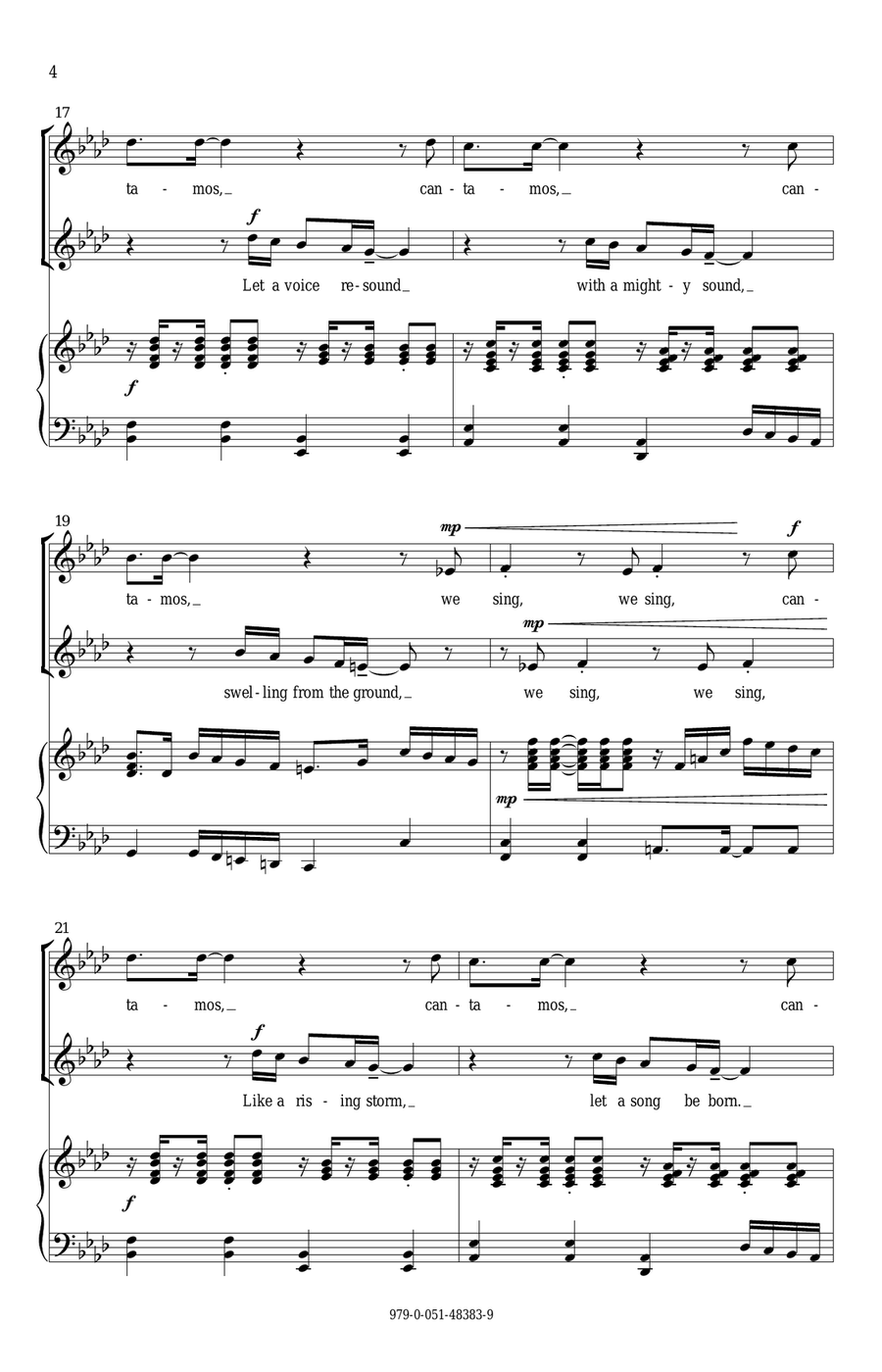 Cantamos Cantamos 2-Part scores gallery preview page 4