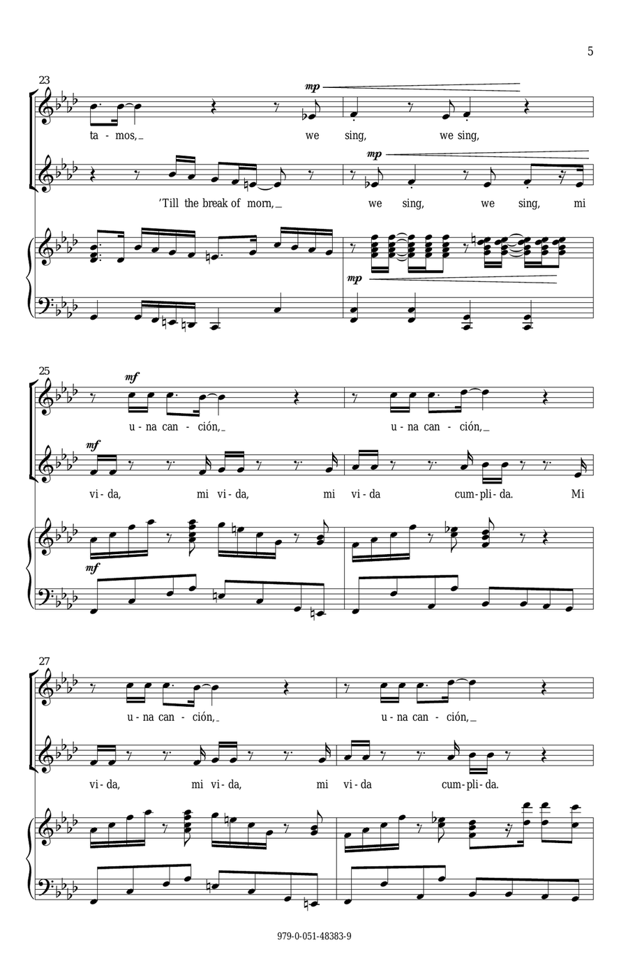 Cantamos Cantamos 2-Part scores gallery preview page 5