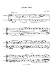 Clarinet Duet