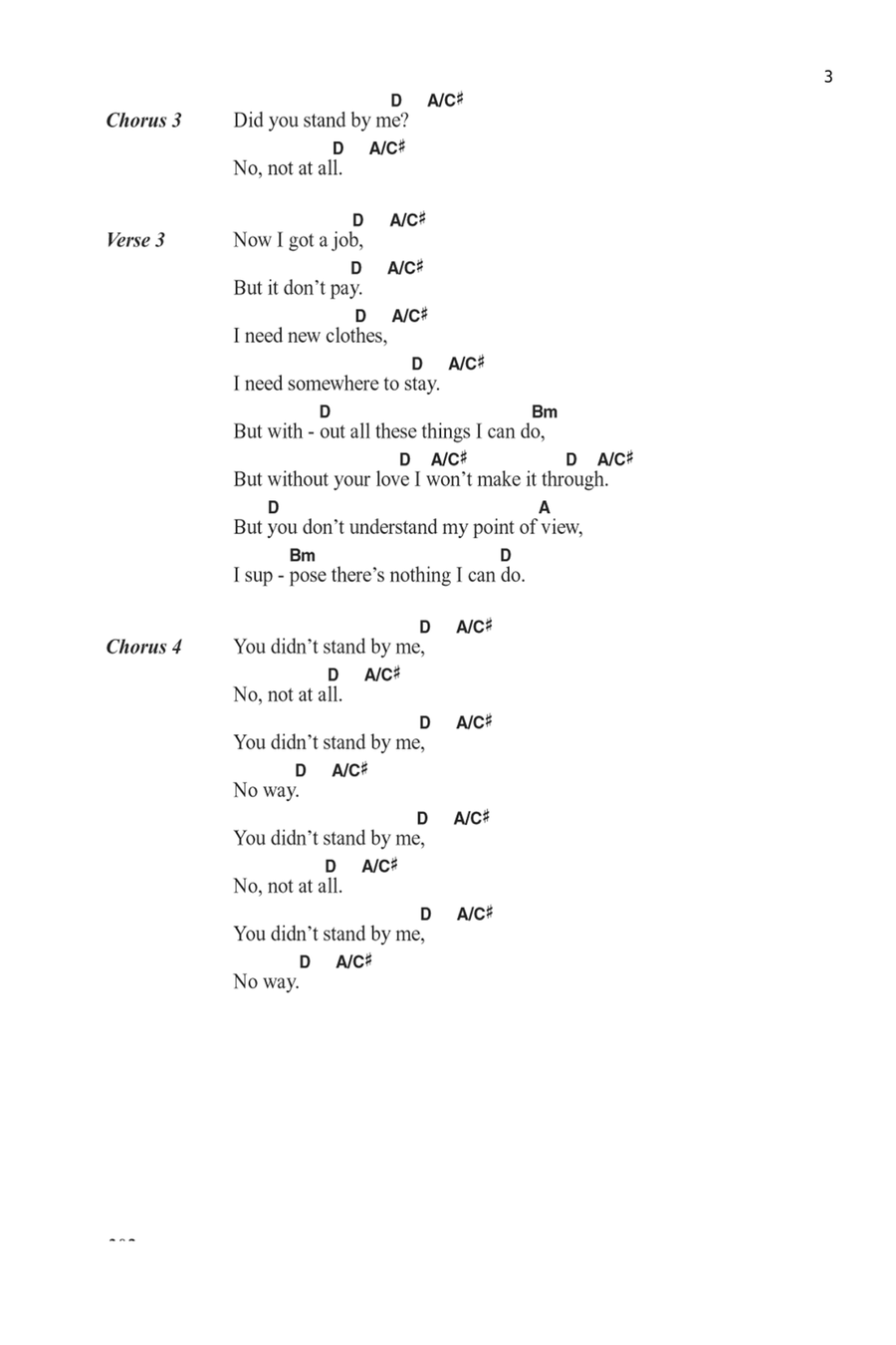 Train In Vain Electric Guitar scores gallery preview page 3