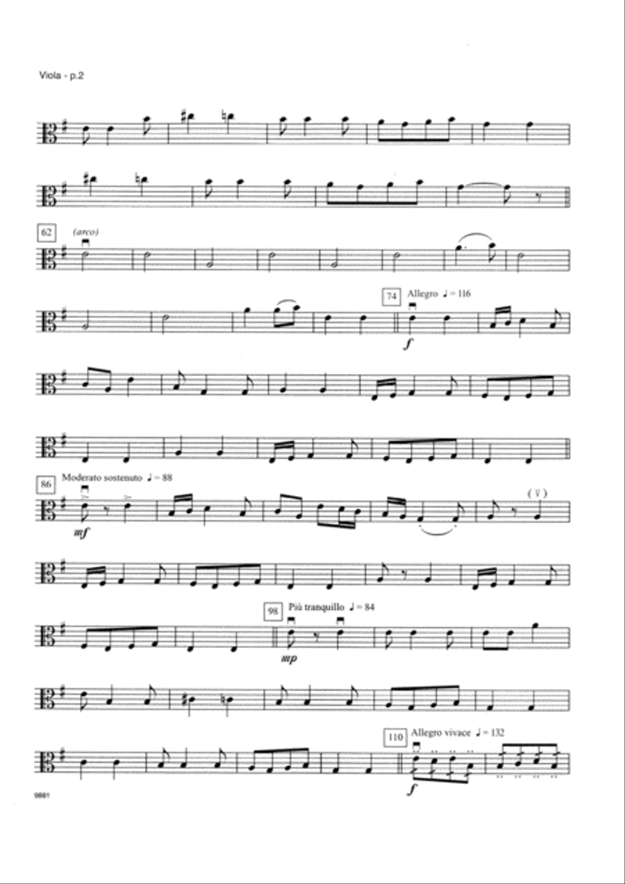 Russian Sailor's Dance (from The Red Poppy) - Viola Viola scores gallery preview page 2