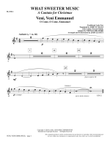What Sweeter Music (A Cantata For Christmas) - Flute 1