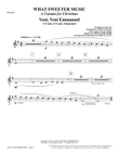 What Sweeter Music (A Cantata For Christmas) - Flute 2