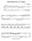 Little Prelude No. 2 in C Major mini preview