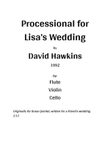 Processional for Lisa's Wedding