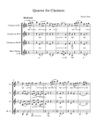 Quartet for Clarinets