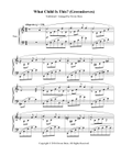 What Child Is This? (Solo Piano)