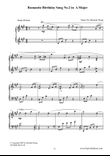 Best Romantic Birthday Song No.2 in A Major - Easy Piano Solo by Miranda Wong