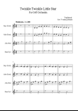 Twinkle Twinkle Little Star - For Orff Ensemble