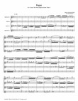 Fugue 11 from Well-Tempered Clavier, Book 1 (Saxophone Quartet) mini preview