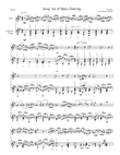 Jesu, Joy of Man's Desiring for Flute and Guitar
