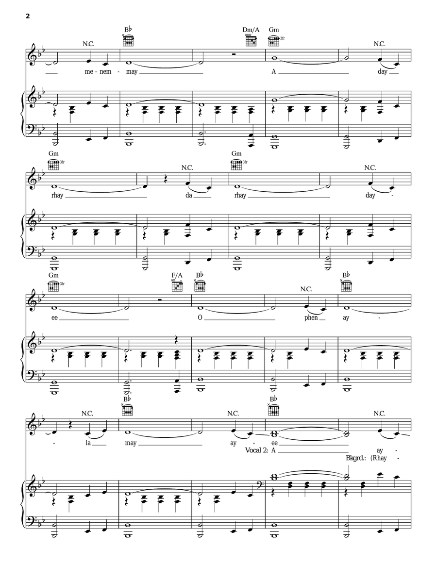 The Forge Of The Angels The Forge Of The Angels Piano, Vocal, Guitar scores gallery preview page 2