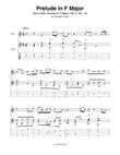 Prelude in F Major (from Violin Sonata in F Major, Op. 5, No. 10) mini preview