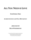 All You Need Is Love