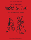 Christmas Duets for Clarinet & Cello or Clarinet & Bassoon- Set 6 - Music for Two mini preview