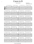 Canon In D For Classical Guitar Tablature