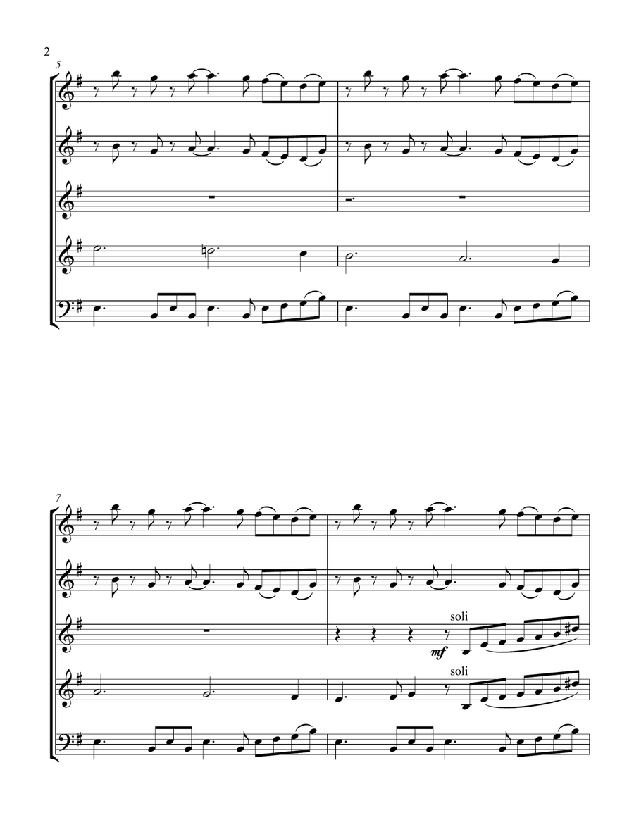 A New Beginning A New Beginning Woodwind Quintet scores gallery preview page 2