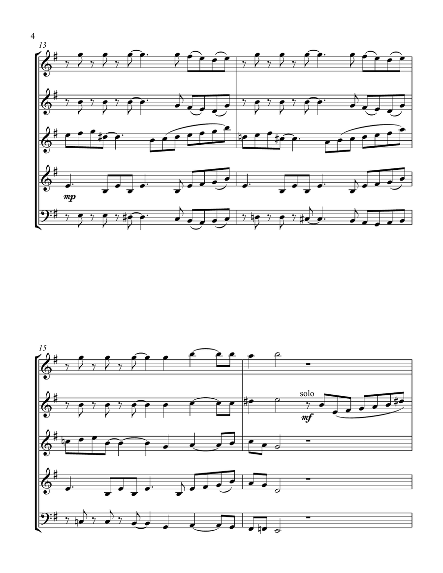 A New Beginning A New Beginning Woodwind Quintet scores gallery preview page 4