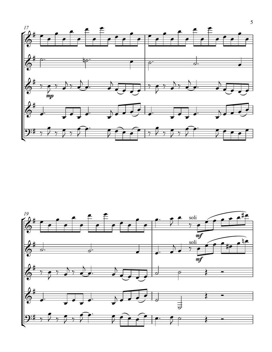A New Beginning A New Beginning Woodwind Quintet scores gallery preview page 5