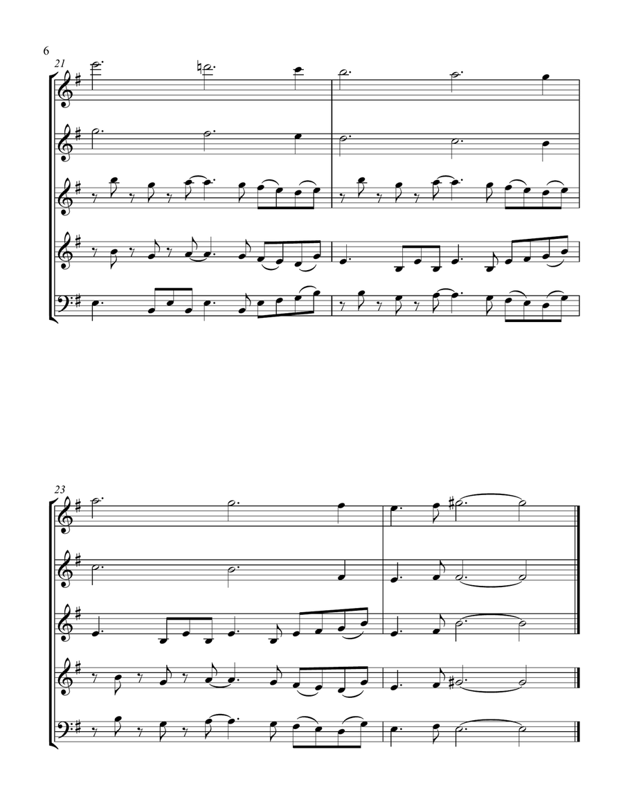 A New Beginning A New Beginning Woodwind Quintet scores gallery preview page 6