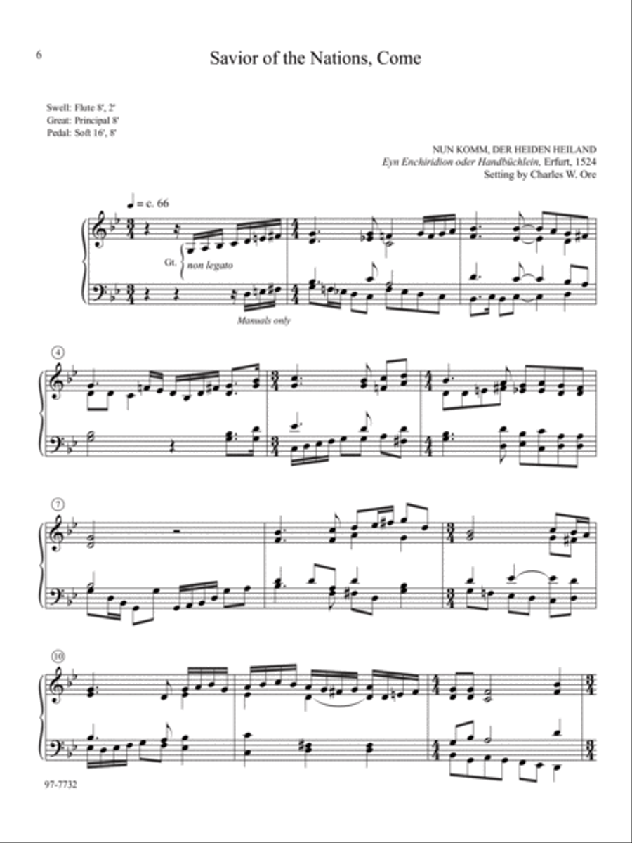 A Reformation Set: Organ Preludes on Sixteenth-Century Hymns Organ Solo scores gallery preview page 3