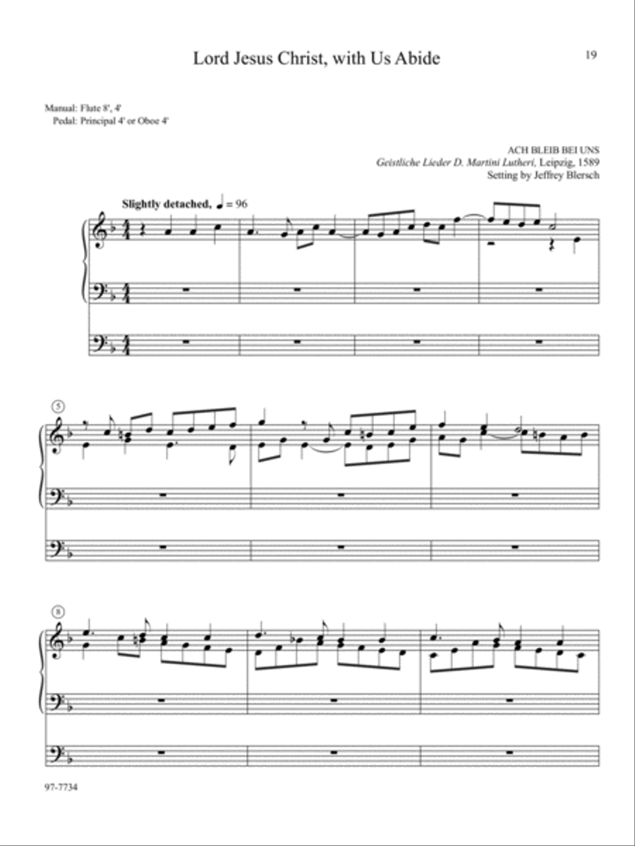A Reformation Set: Organ Preludes on Sixteenth-Century Hymns Organ Solo scores gallery preview page 21