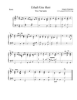 Erhalt uns Herr - Two Variants, Alternate Harmonizations