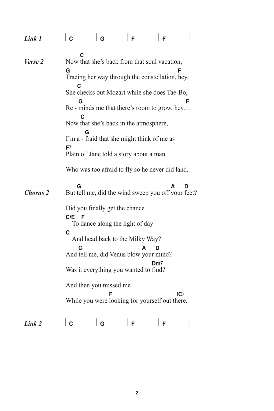 Drops Of Jupiter (Tell Me) Guitar scores gallery preview page 2