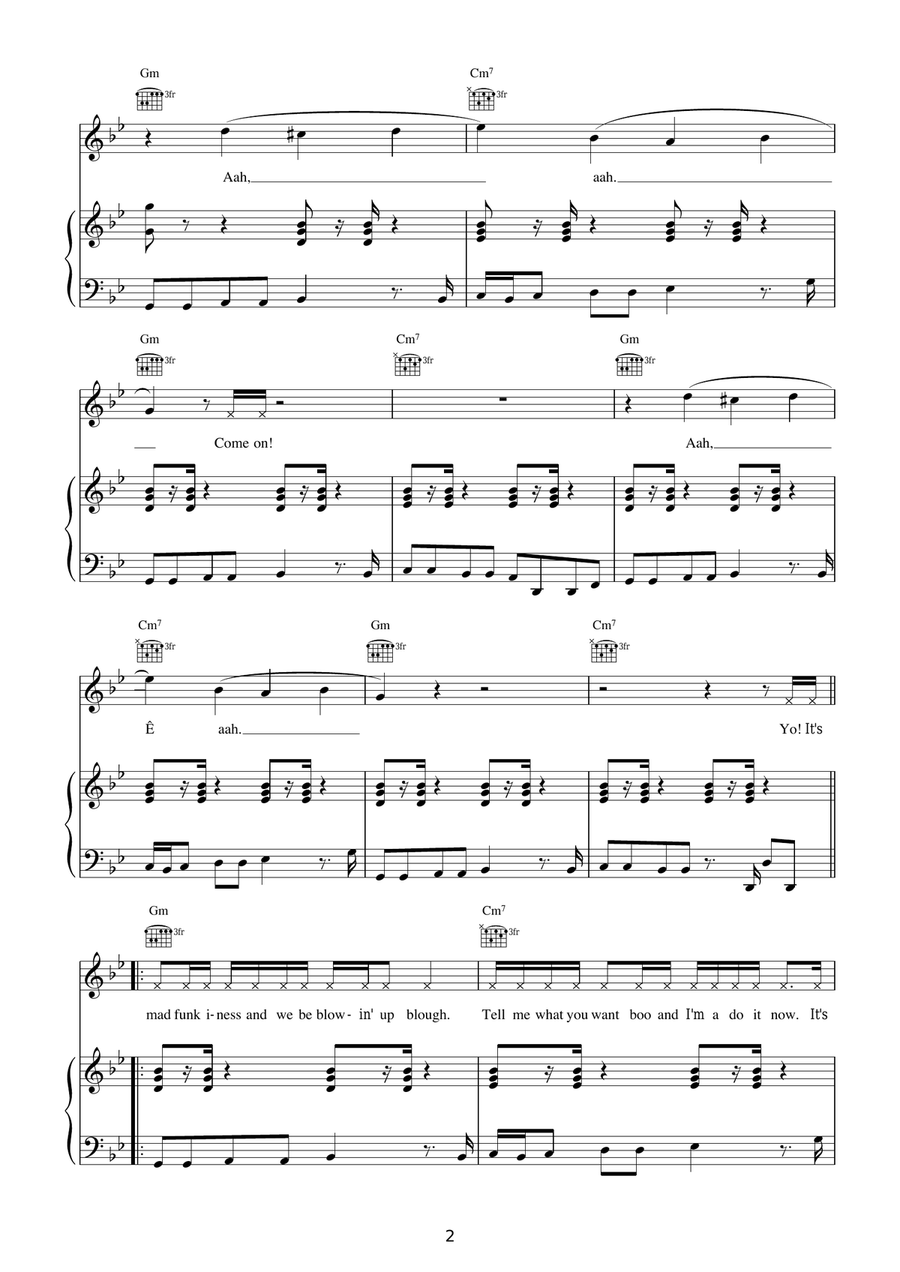 Straight Up Funk Straight Up Funk Violin Solo scores gallery preview page 2