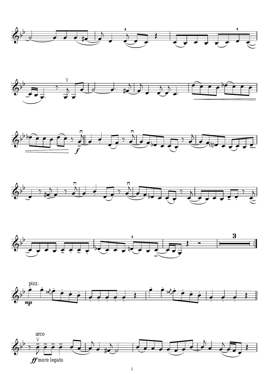 Don't Stop Movin' Don't Stop Movin' Violin Solo scores gallery preview page 2