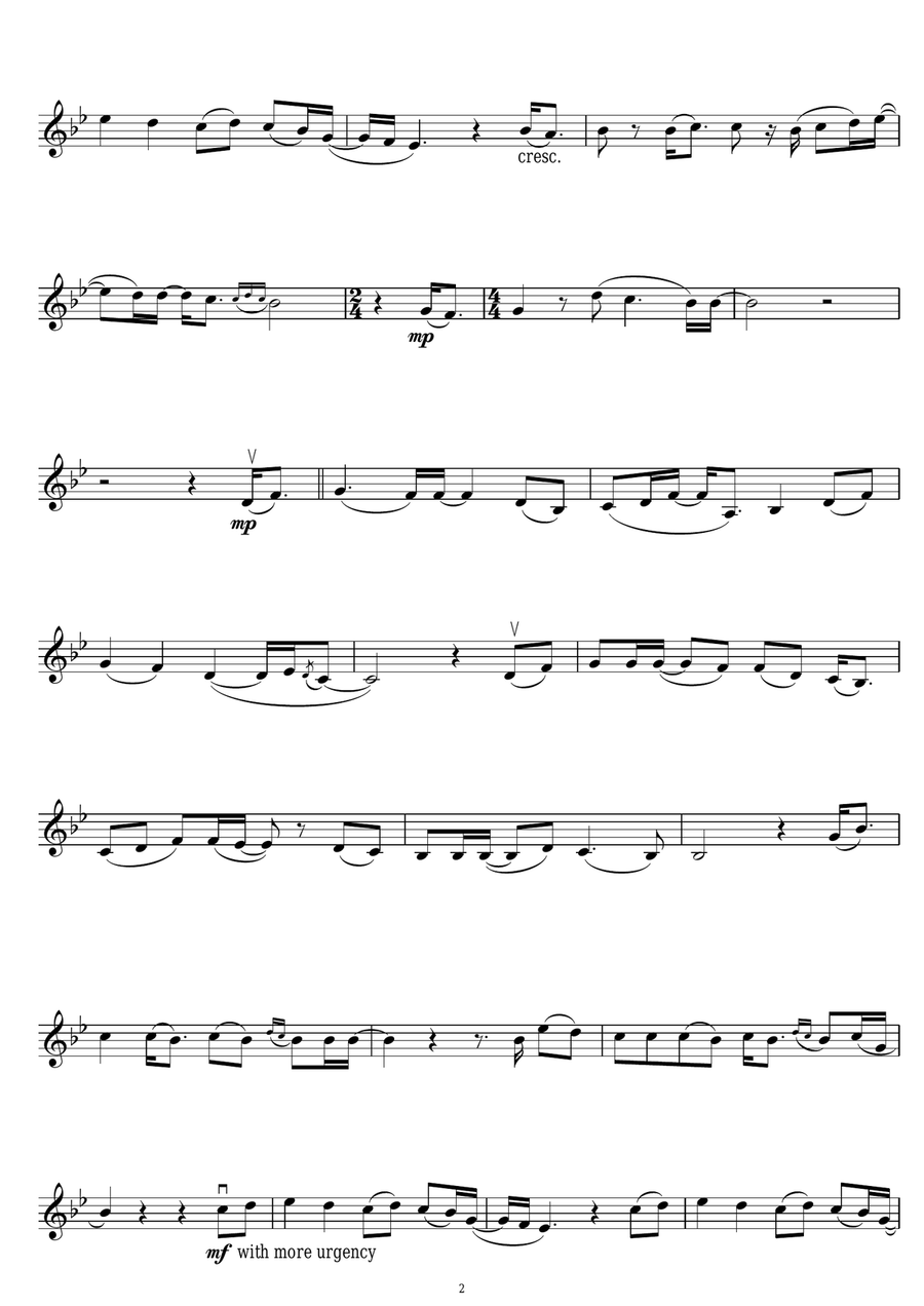 What If What If Violin Solo scores gallery preview page 2