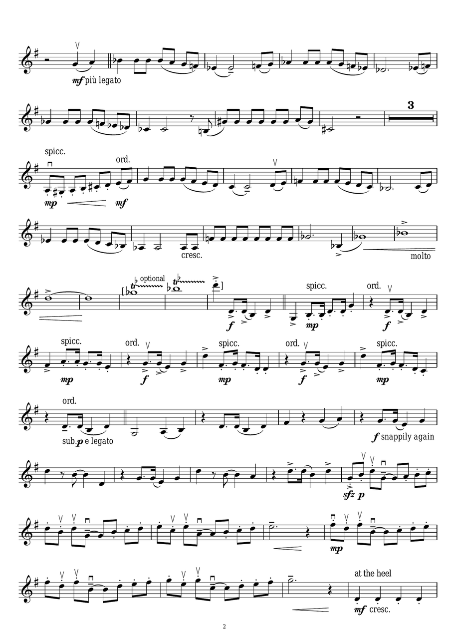 It's The Hard-Knock Life (from Annie) Violin Solo scores gallery preview page 2