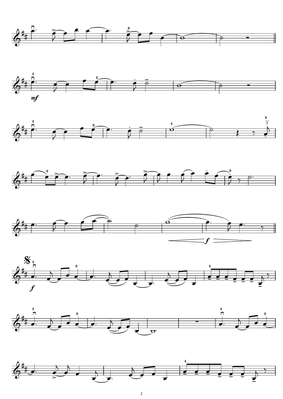 Crystal Ball Crystal Ball Violin Solo scores gallery preview page 2