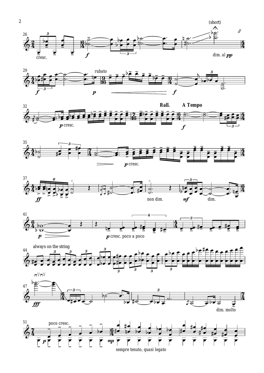Lachen Verlernt Lachen Verlernt Violin Solo scores gallery preview page 2