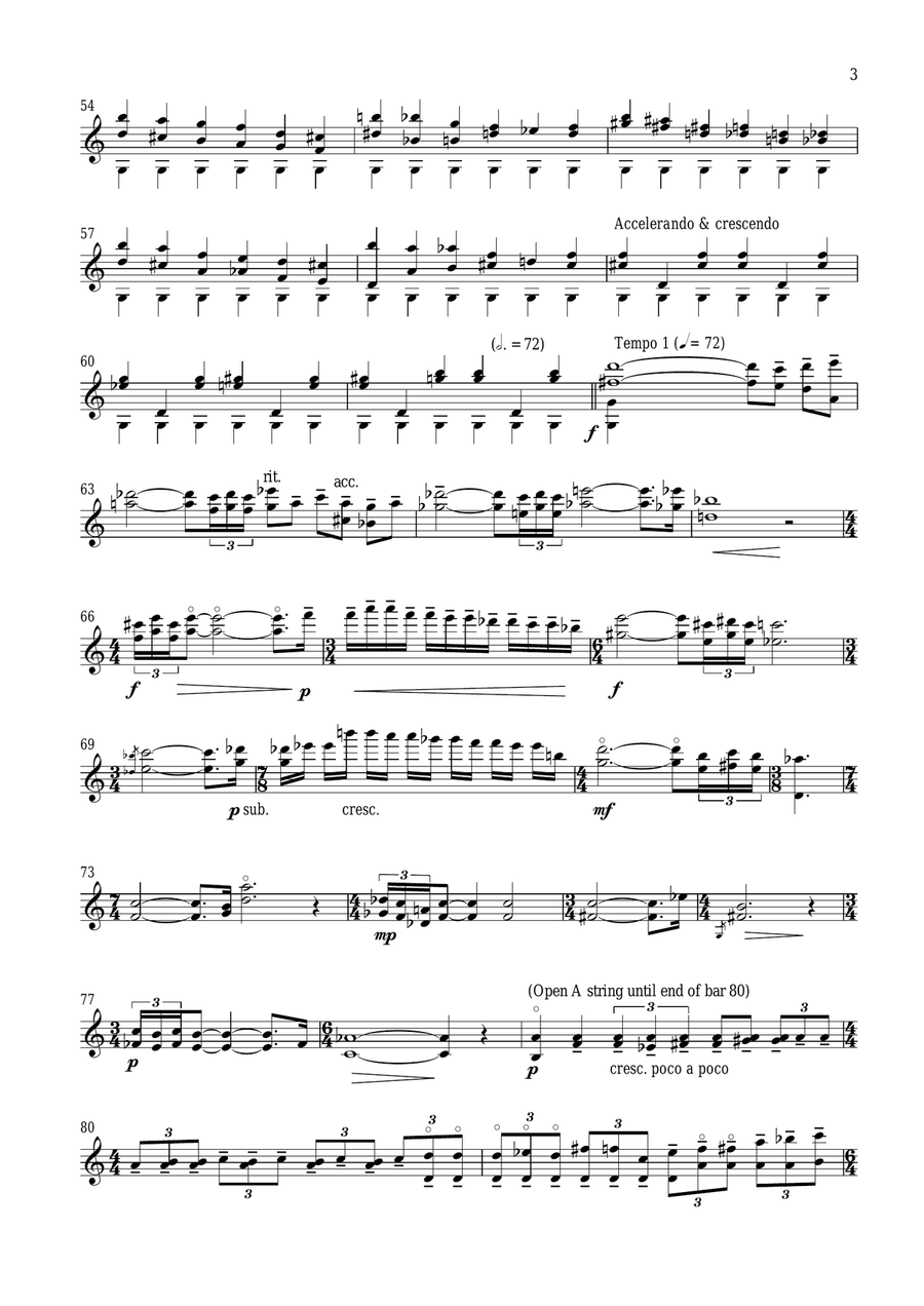 Lachen Verlernt Lachen Verlernt Violin Solo scores gallery preview page 3